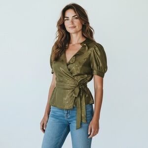 Vintage Moschino wrap top size 6